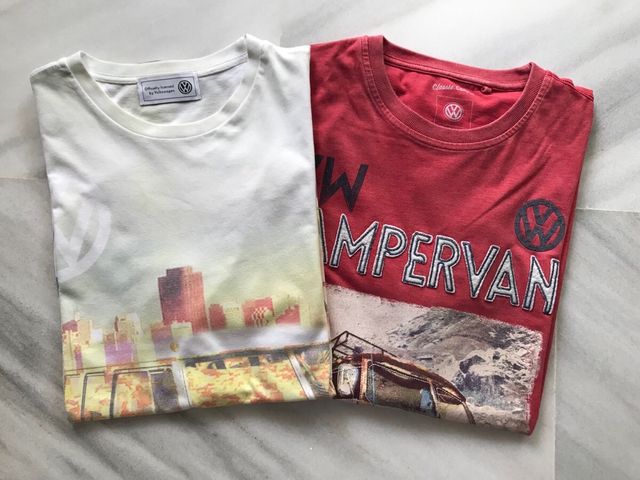Lote 2 camisetas Volkswagen