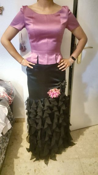 Falda de fiesta talla S