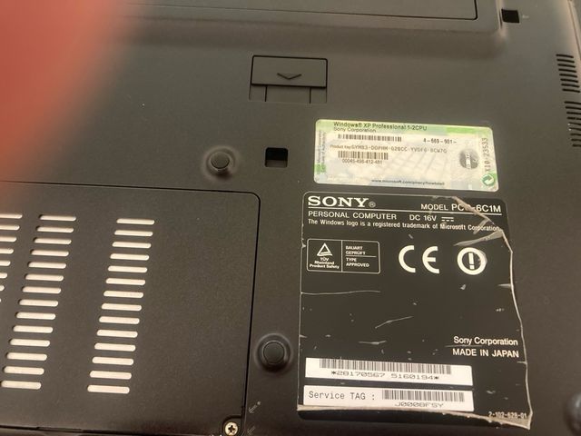 Portatil Sony Vaio (para piezas)