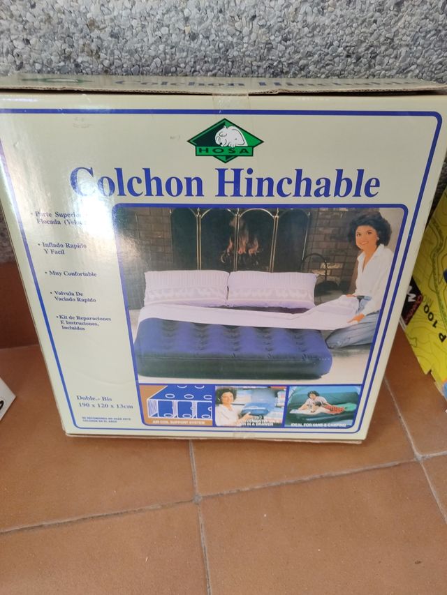 Colchon hinchable. (Inflador eléctrico aparte) 17€