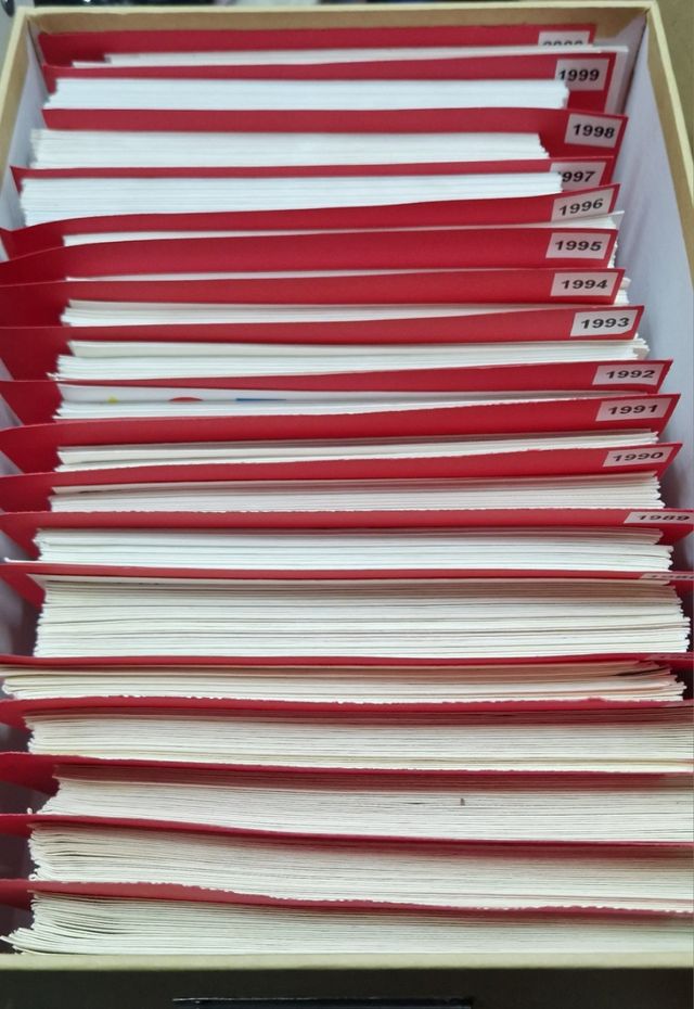 Colección 1988 a 2000 Sobres de Primer Día SPD FDC