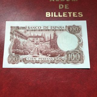 Billete 100 pesetas 1970 serie G.