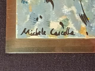 quadro m.cascella opera in serigrafia (scorcio)