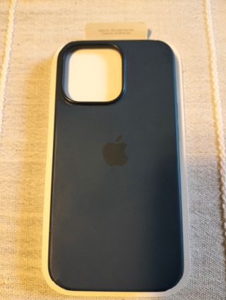 Cover Iphone 13 Pro In Silicone Magsafe Abyss Blue