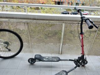 Patinete doble Decathlon.