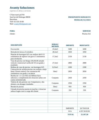 Piscinas experiencia y mejores precios desde 2002 