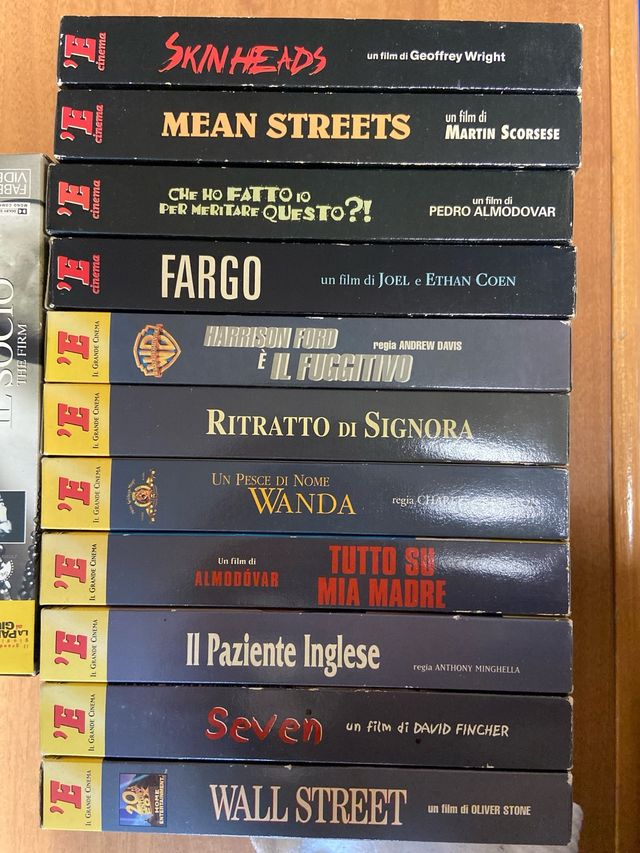 Lotto N. 17 VHS  “Grandi Film”