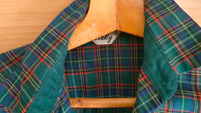 Camicia scozzese donna