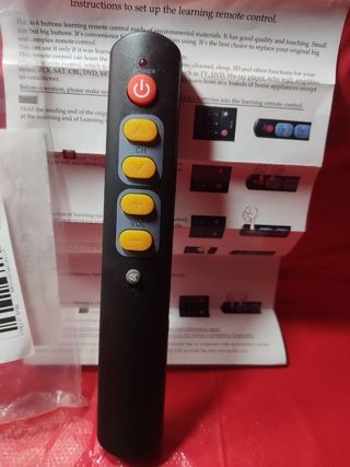 MANDO DE APRENDIZAJE DE 6 BOTONES.