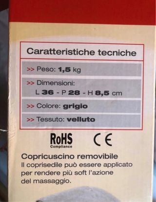 Cuscino per massaggio shiatsu