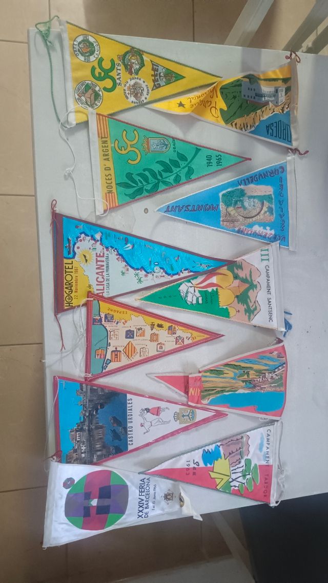 Banderines de 1940 1963 etc