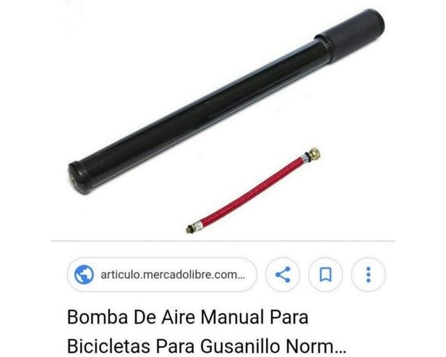 Bomba de aire manual