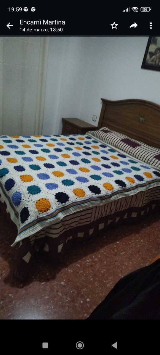 Colcha hecha a mano