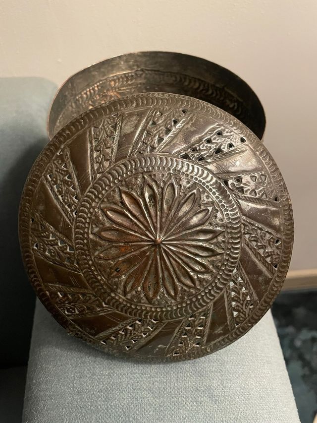 scatola marocchina in metallo