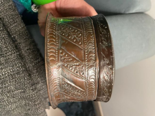 scatola marocchina in metallo