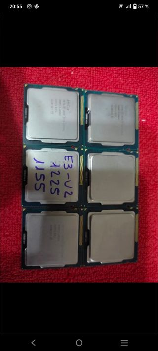 lote de procesadores Intel xeon E3 1225V2