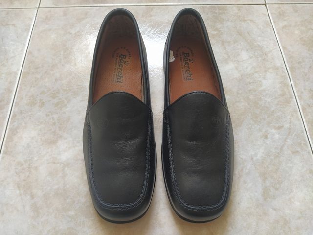 Zapatos piel hombre negros Baerchi