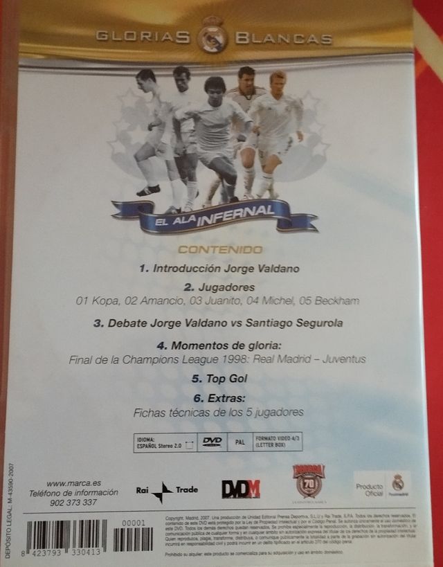 DVD DEL REAL MADRID