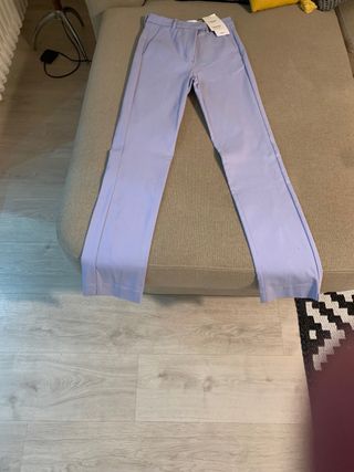 Pantalón chino nuevo azul claro