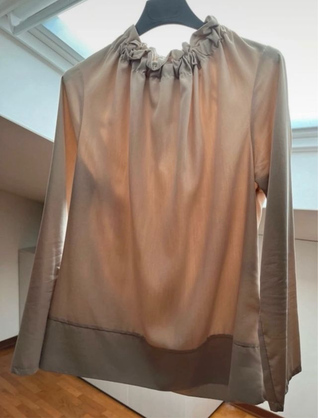 Camicia donna caramello New Collection