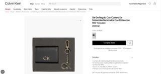 Cartera y Llavero CALVIN KLEIN