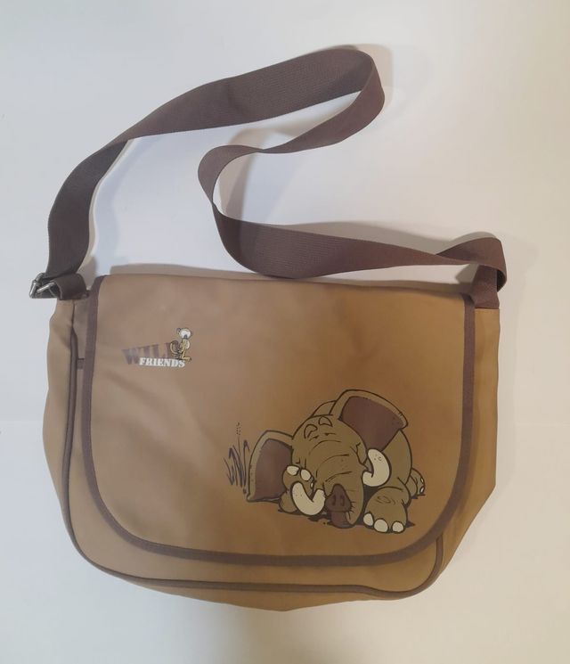 Bandolera juvenil Wild friends de Nici al hombro