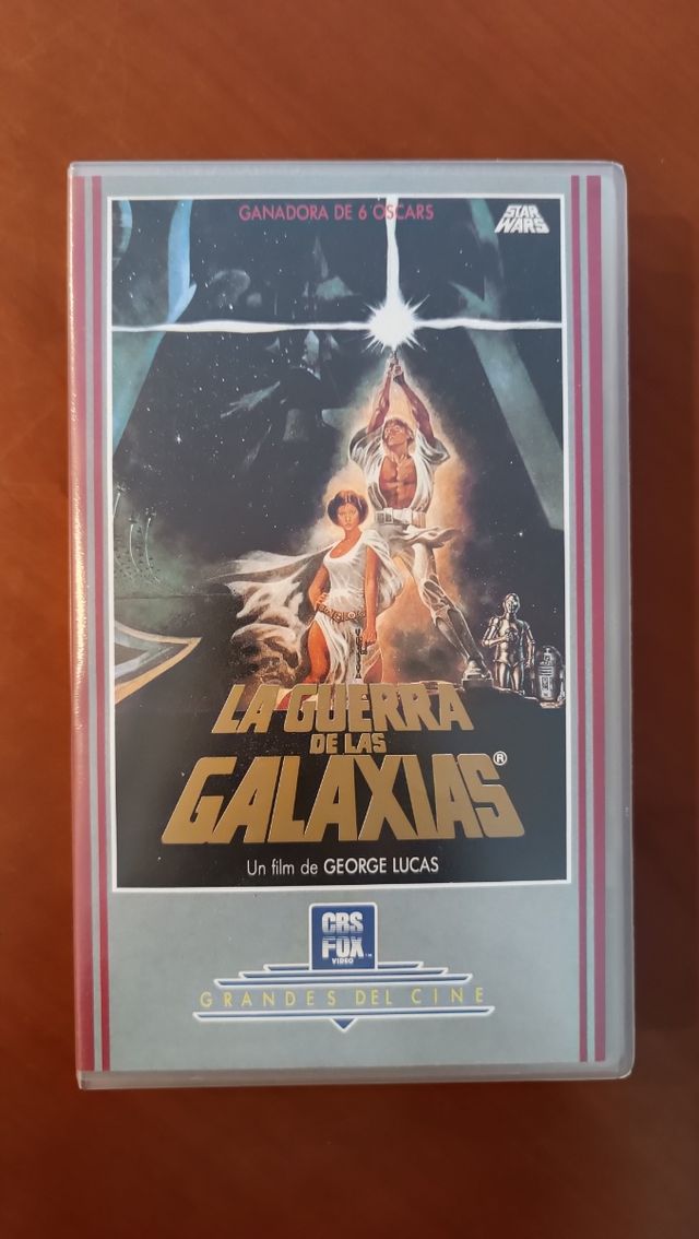 VHS Star Wars - La Guerra de las galaxias