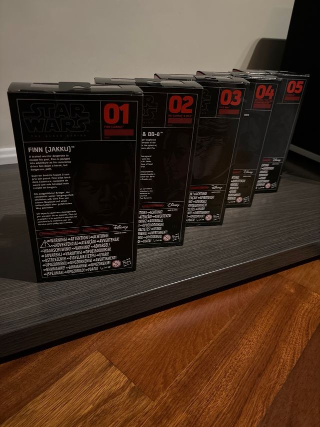 Colección de figuras Star Wars Black Series