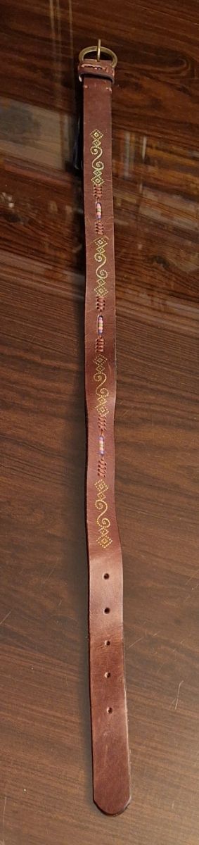 Cinturón cuero niña Massimo Dutti 70 cm 