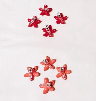 Accessorize - 2 x 4 Pinzas flor de tiaré NUEVAS