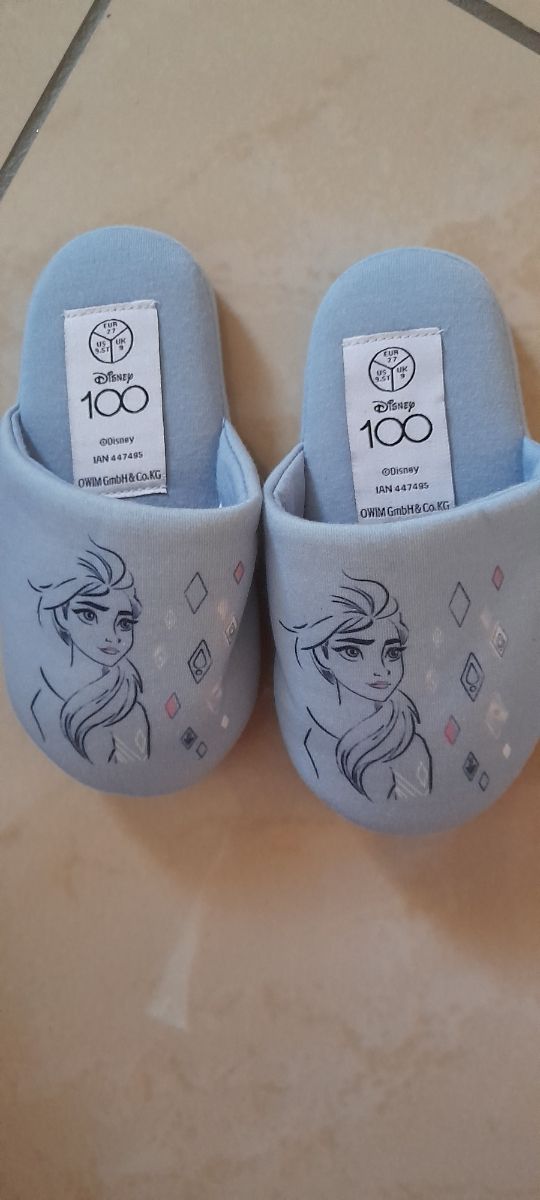 Ciabattine bimba frozen nuove mai usate 