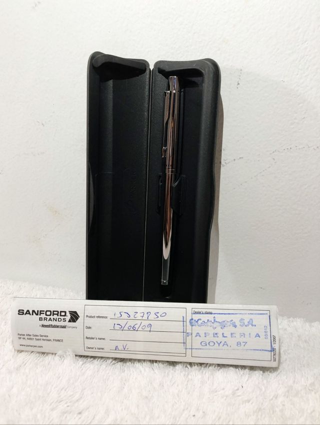 Penna stilografica Parker con astuccio