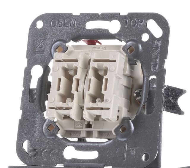 Mecanismo doble 10AX 250V  Ref. 535U