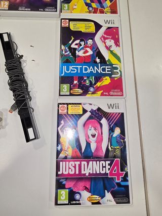 Lote Wii con 10 juegos y accesorios