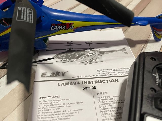 HELICPTERO LAMA 4 Frecuencia