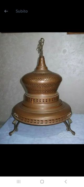 Braciere antico in rame