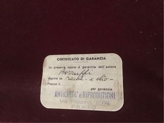 Due quadri autore Baruffi dipinti a  olio su rame