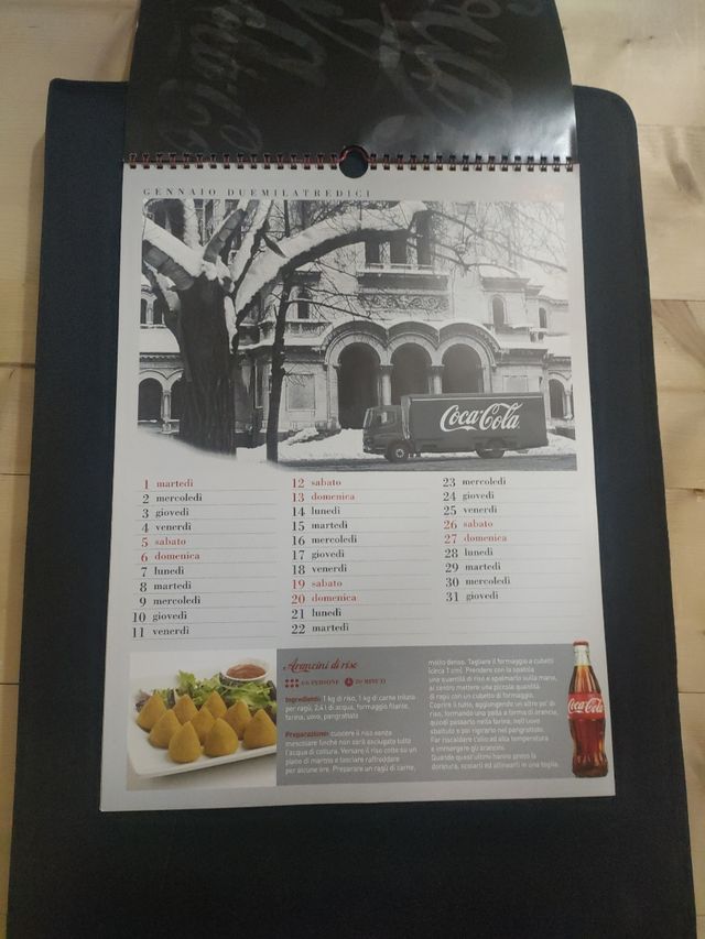 Calendario coca-cola