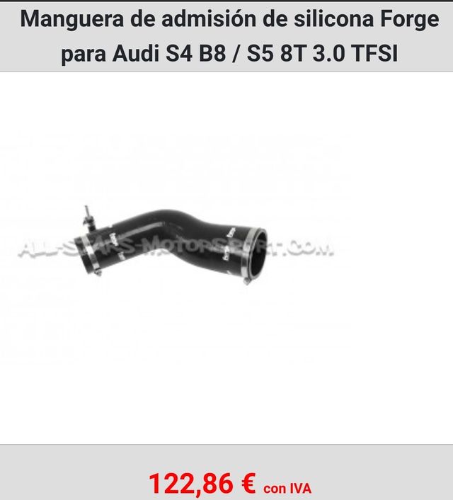 Manguito admision Forge Audi S5