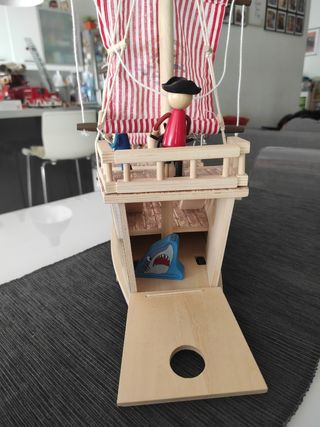 Nave pirata in legno