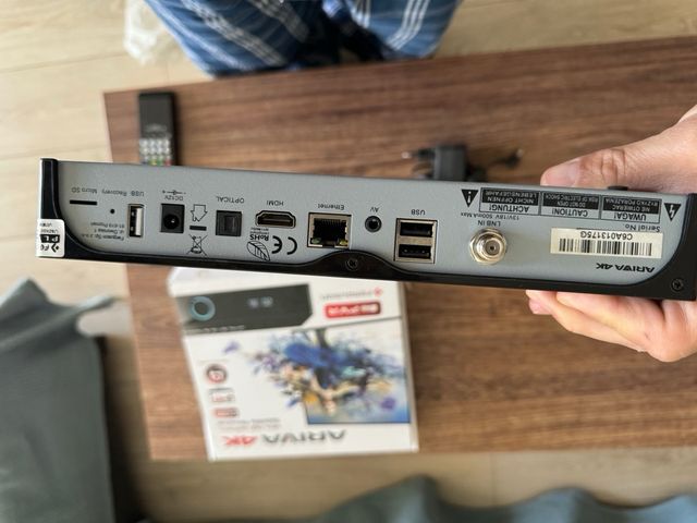 Decodificador sat Ariva 4k