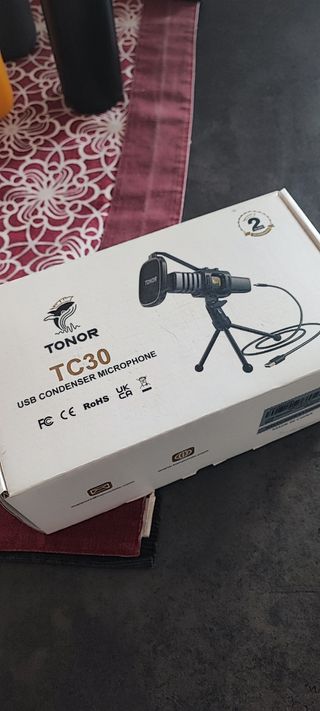 Microfono USB TONOR tc30 nero
