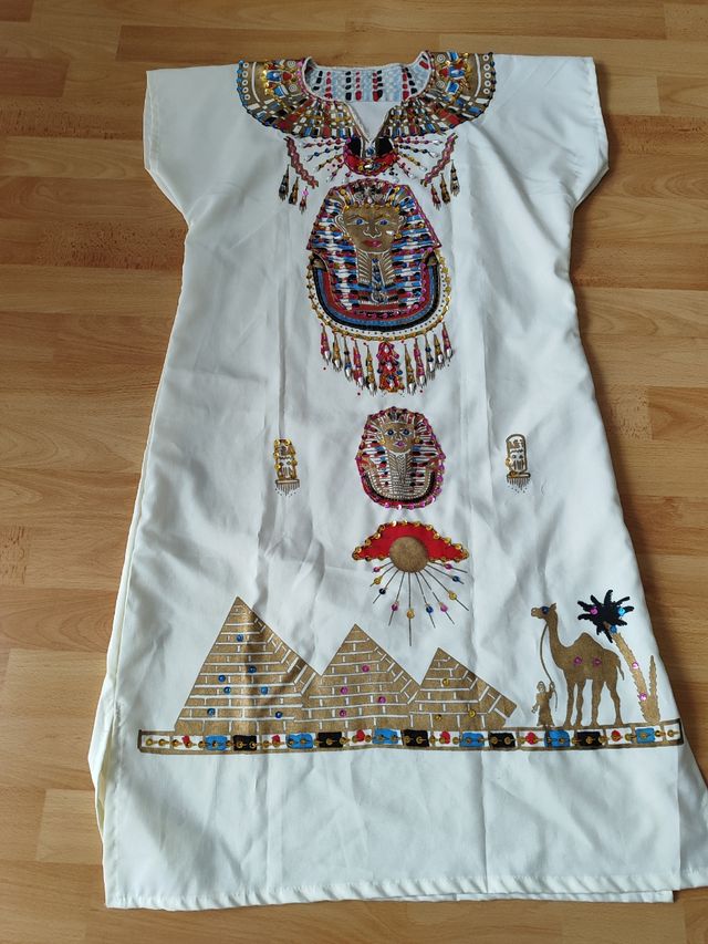 Disfraz túnica egipcio/a. 10-14 años