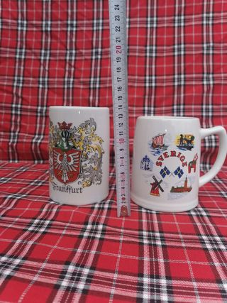 Jarras de cerveza de colección alemana