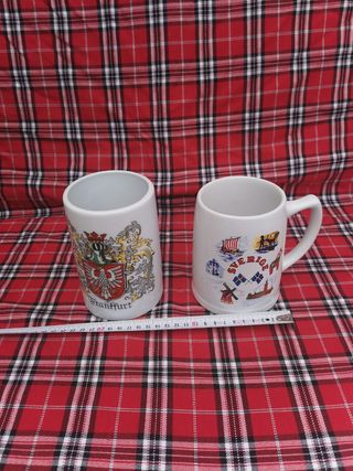 Jarras de cerveza de colección alemana