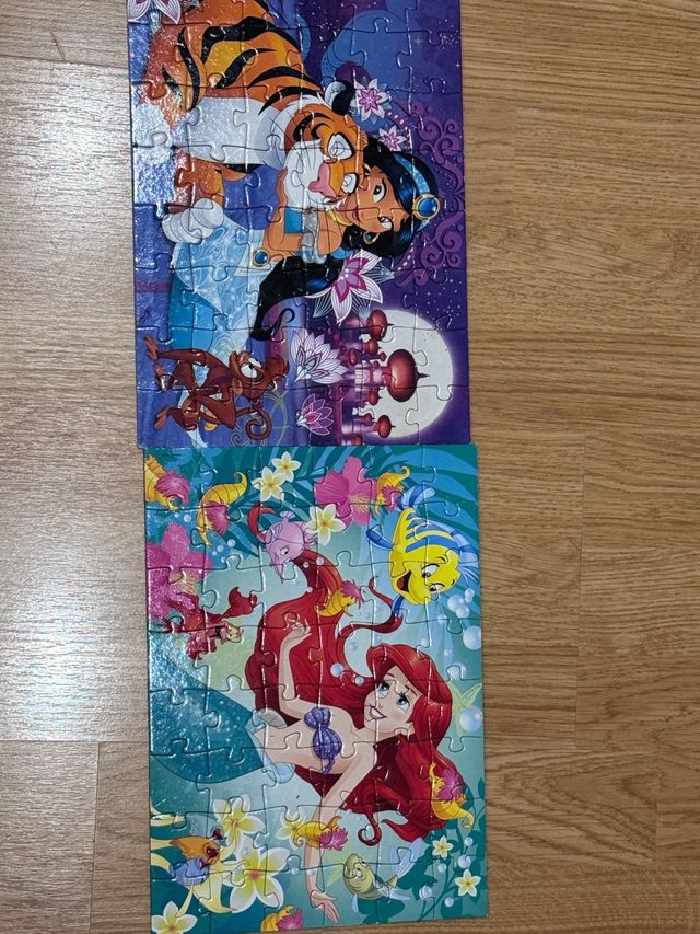 Puzzle princesas y cartas frozen