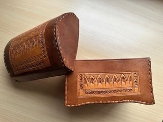 Cofre de piel artesano mini