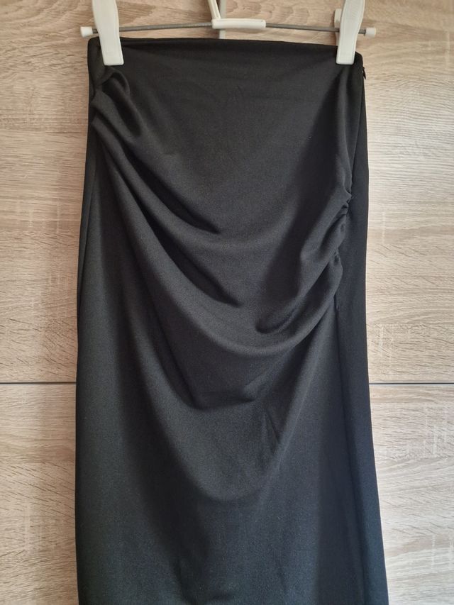 Falda asimetrica larga Zara