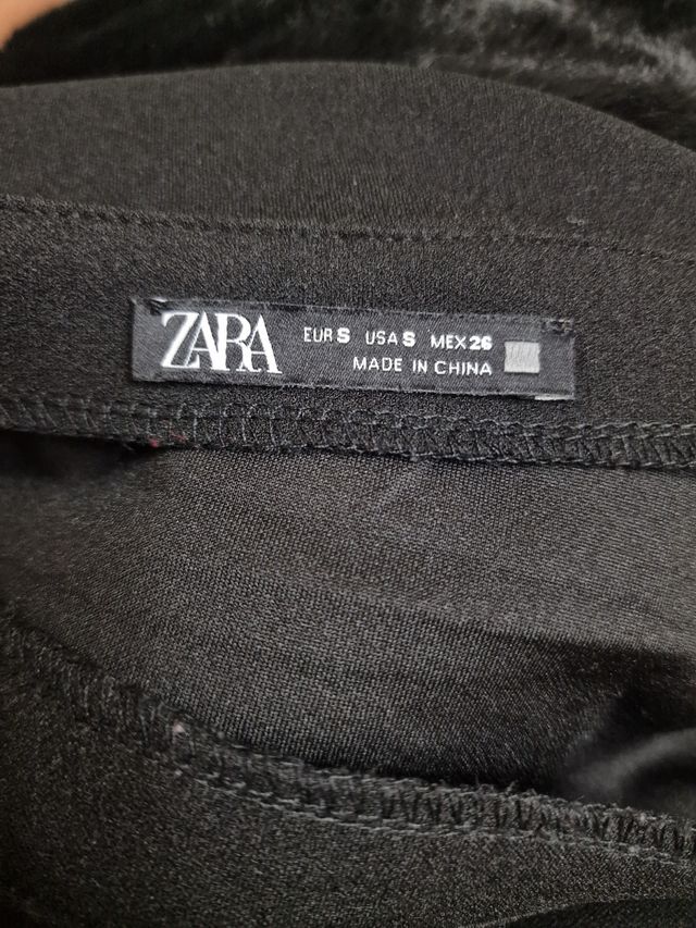 Falda asimetrica larga Zara