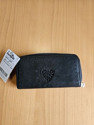 Cartera Mujer Desigual Negra Tara Mone Beats Zip